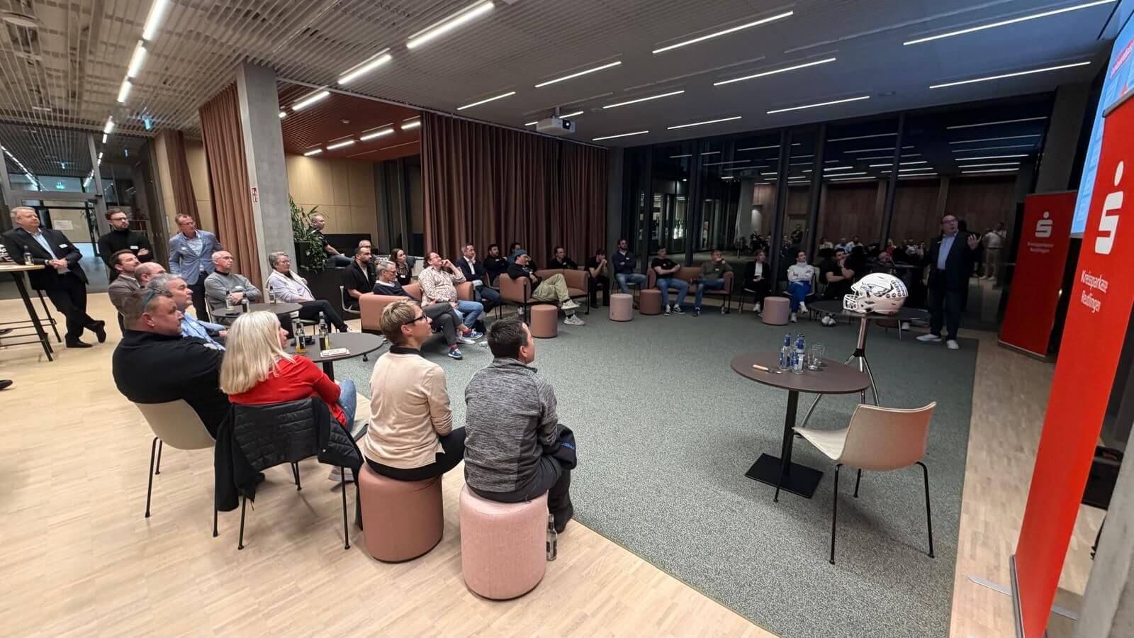 Reutlingen Eagles Sponsorenclub zu Gast bei der Kreissparkasse Reutlingen.