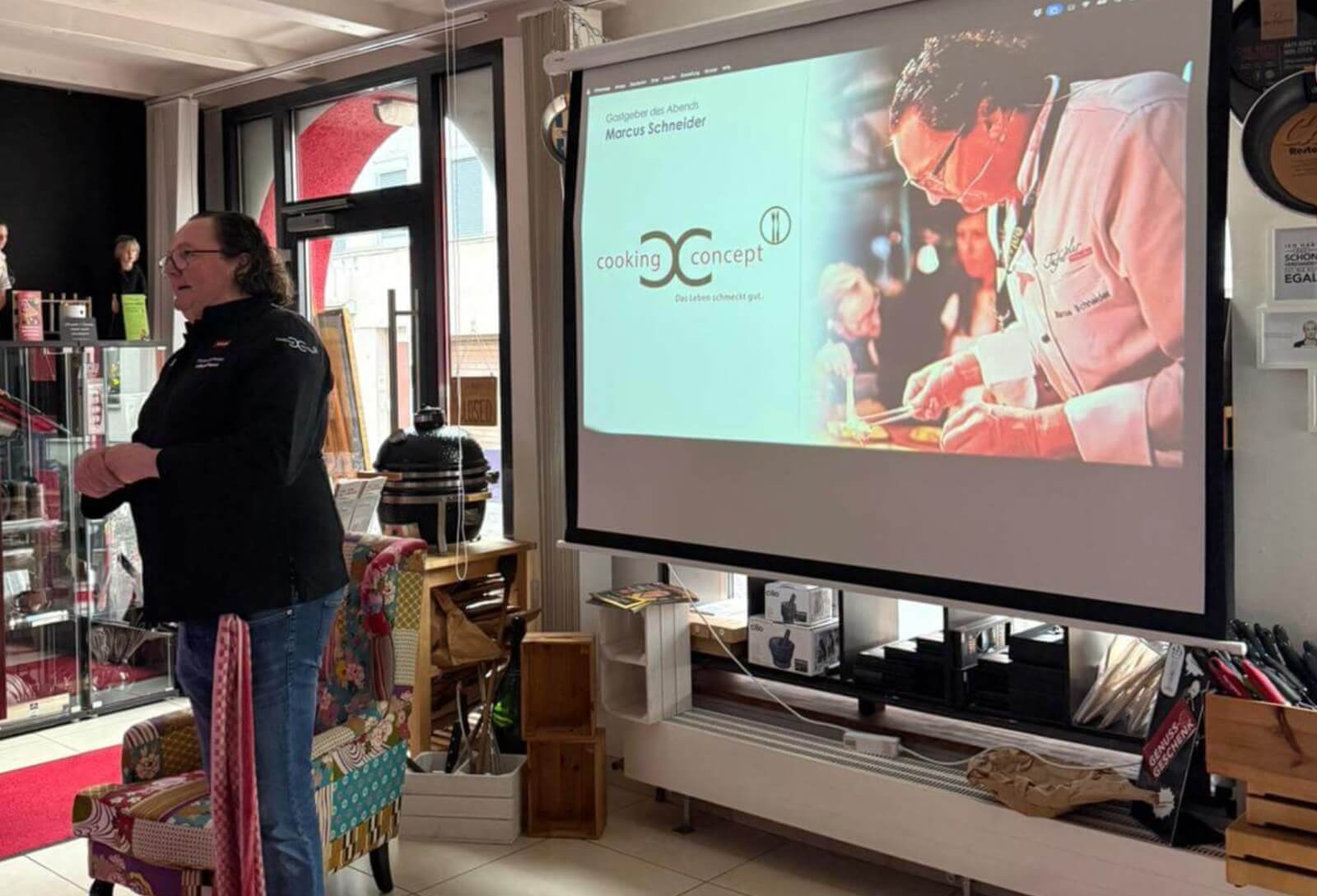 reutlingen-eagles-sponsorenclub-cooking-concept-02 Bild von Marcus Schneider im Cooking Concept beim Sponsorenclub der Reutlingen Eagles.